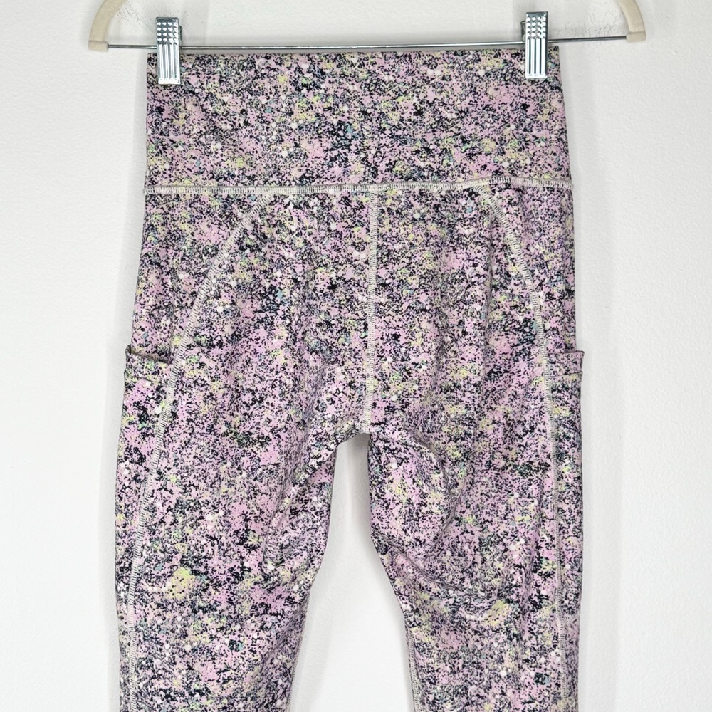 Fabletics Paint Splatter Full Length Leggings Wom… - image 5